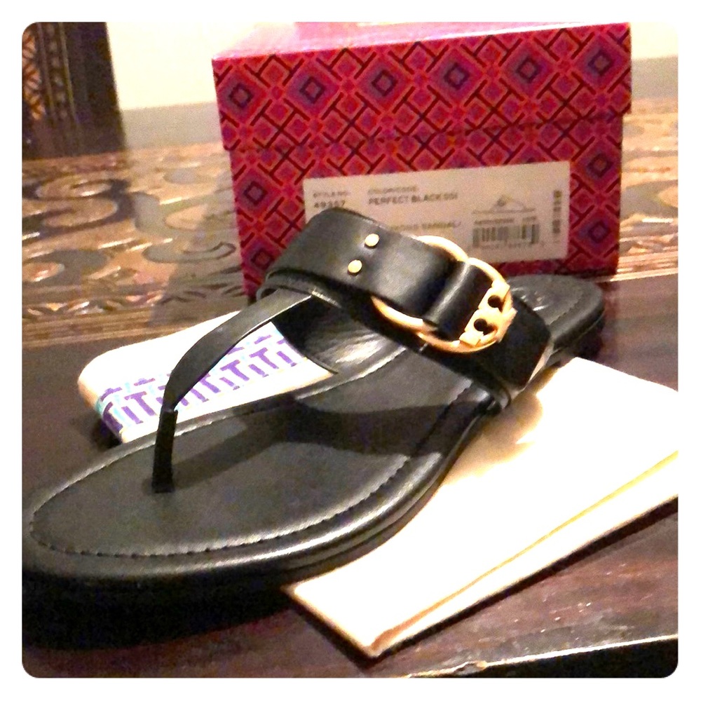Black Tory Burch Sandals 9.5